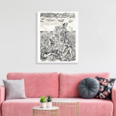 Einschüchterung durch Brian Benson Leinwanddruck (Insitu (Wohnzimmer))
