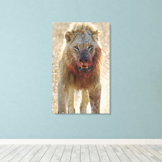 Einschüchterung Leinwanddruck (Insitu (Holzboden))