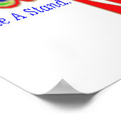 Einschüchterung Poster (Ecke)