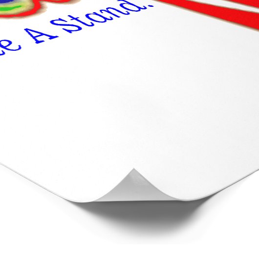 Einschüchterung Poster (Ecke)