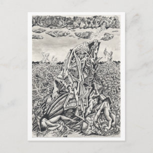 Einschüchterung Postkarte