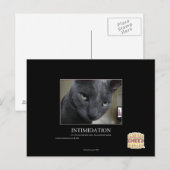 Einschüchterung Postkarte (Vorne/Hinten)