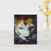 Einschüchterung, Pumaanmerkungskarte Karte (Gelbe Blume)