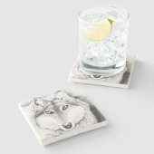 Einschüchterung Steinuntersetzer (Seitenansicht)