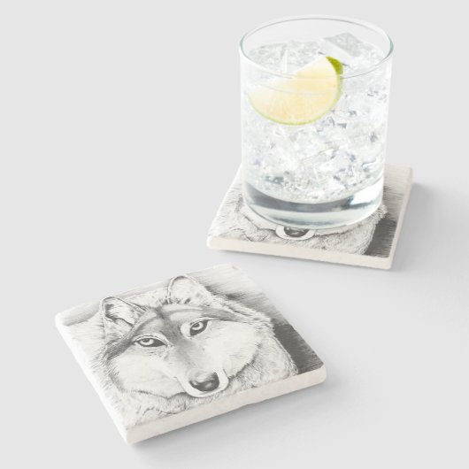 Einschüchterung Steinuntersetzer (Seitenansicht)