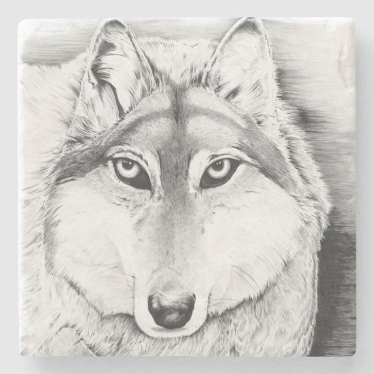 Einschüchterung Steinuntersetzer (Vorderseite)