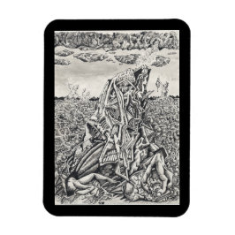 Einschüchterung, zeichnend Farbe flexibel Magnet