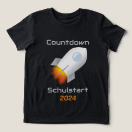 Einschulung - Countdown Schulstart - Rakete 1 | Tri-Blend Shirt