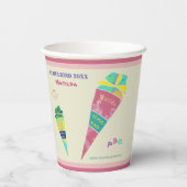 Einschulung Feier Schulkind Einschulungsfeier 2024 Pappbecher (Rückseite)