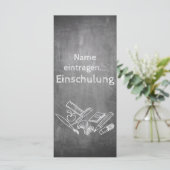 Einschulung im Tafelstil 2 (Stehend Vorderseite)