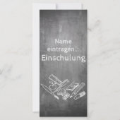 Einschulung im Tafelstil 2 (Vorderseite)