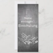 Einschulung im Tafelstil 2 (Vorderseite)