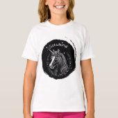 Einschulung - Schulkind - Einhorn mit Sternchen | T-Shirt (Vorderseite)