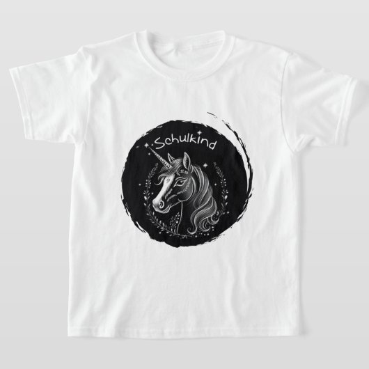 Einschulung - Schulkind - Einhorn mit Sternchen | T-Shirt (Ablage )