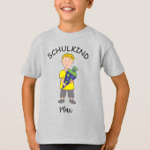 Einschulung Schulkind - Junge mit Schultüte 1 | T-Shirt (Vorderseite)