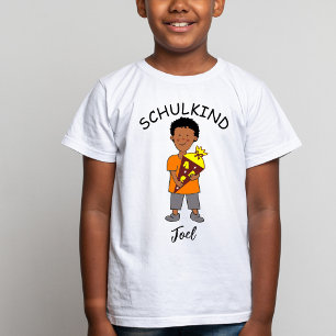Einschulung Schulkind - Junge mit Schultüte 2   T-Shirt