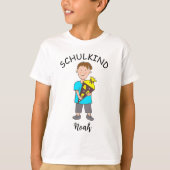 Einschulung Schulkind - Junge mit Schultüte 3 | T-Shirt (Vorderseite)