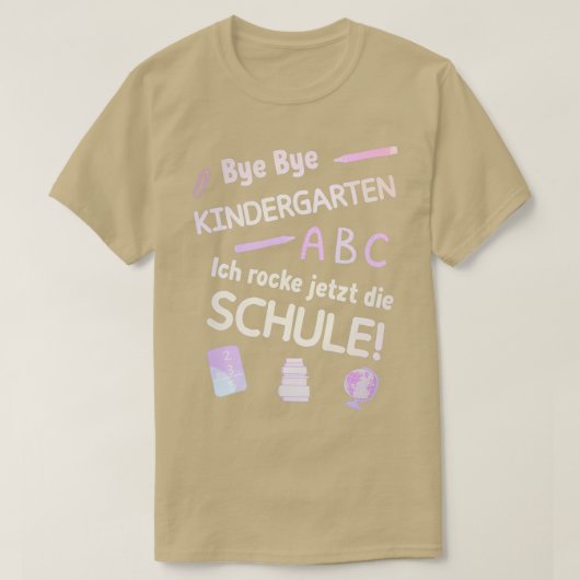 Einschulung von Schulkindern 52 T-Shirt (Design vorne)