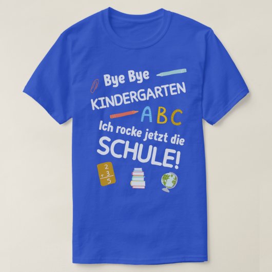Einschulung von Schulkindern 56 T-Shirt (Design vorne)