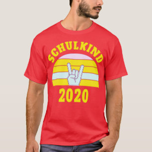 Einschulung von Schulkindern im Alter von 1 T-Shirt