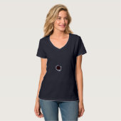 Einschussloch T-Shirt (Vorderseite Vollansicht)