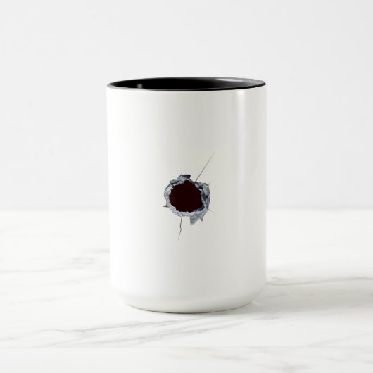 Einschussloch Tasse (Zentrum)