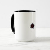 Einschussloch Tasse (Vorderseite Links)