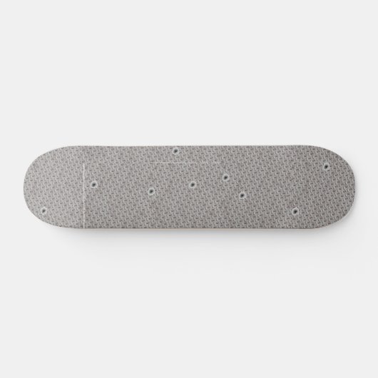 Einschussloch u. Diamant-Platte Skateboard (Horizontal)