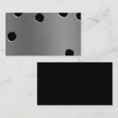 Einschussloch-Visitenkarte Visitenkarte (Vorne/Hinten)