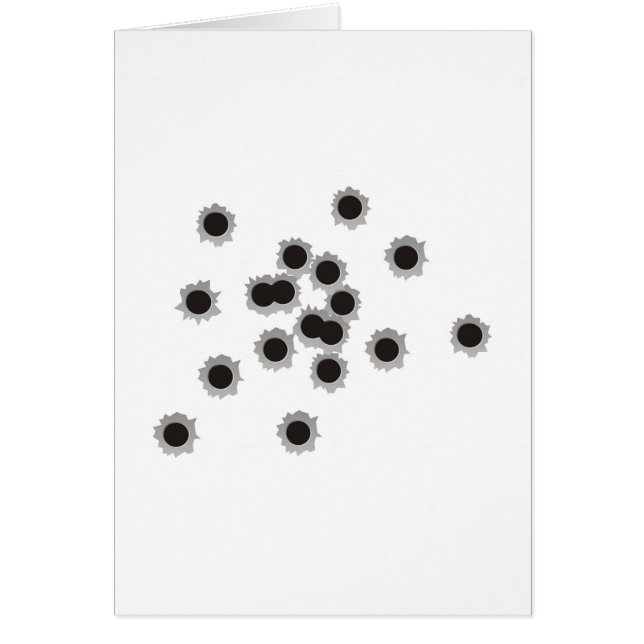 Einschusslöcher von einem Gewehr oder von einem (Vorne)