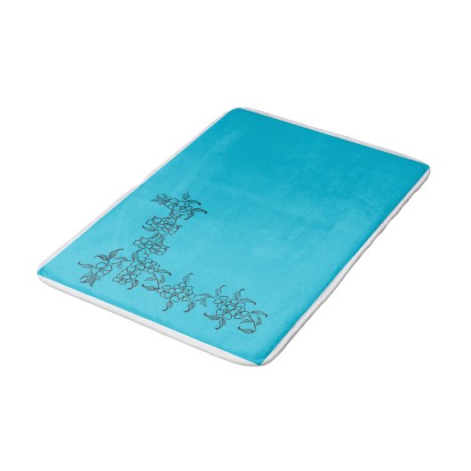 Einseitige Bathmatte für die Gestaltung der Grenze Badematte (Schrägansicht)