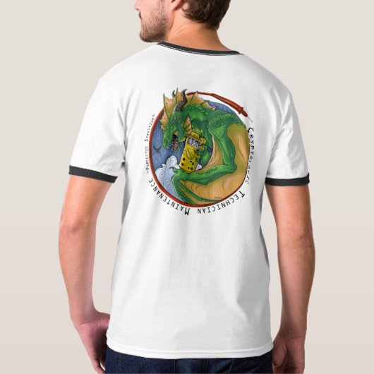 Einseitiger "Münzen-" heller T - Shirt CTM (Schwarz voll)