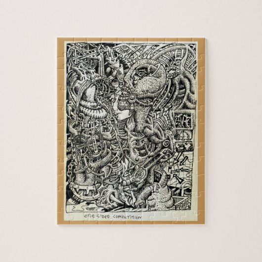 Einseitiger Wettbewerb Puzzle (Vertikal)