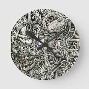 Einseitiger Wettbewerb Runde Wanduhr