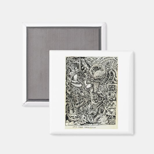 Einseitiger Wettbewerb von Brian Benson Magnet (Vorderseite/Rückseite)