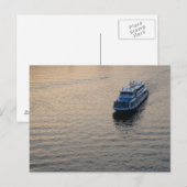 Einseitiges Boot Postkarte (Vorne/Hinten)