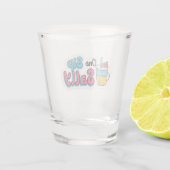 Einseitiges Sally Shot Glas (Rückseite)