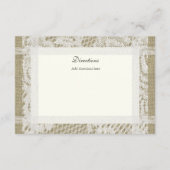 Einsetzen der Position und der Position des Ausseh Begleitkarte (Rückseite)