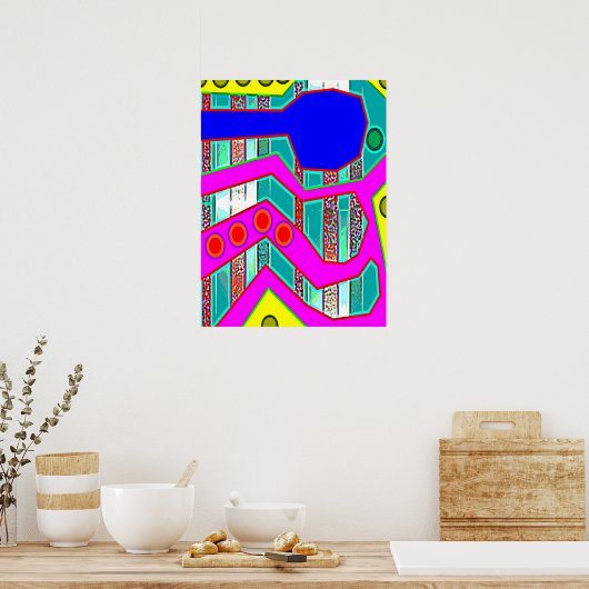 Einsetzen in Niedrig Poster (Küche)