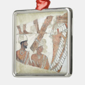 Einsetzung des Königs durch die Göttin Ishtar Ornament Aus Metall (Links)