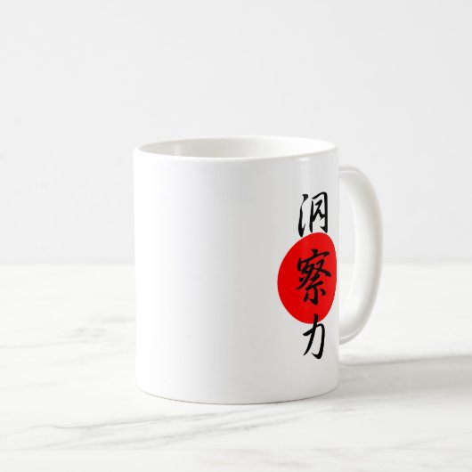Einsicht - Dousatsuryoku Kaffeetasse (VorderseiteRechts)