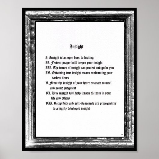 Einsicht Poster (Vorne)