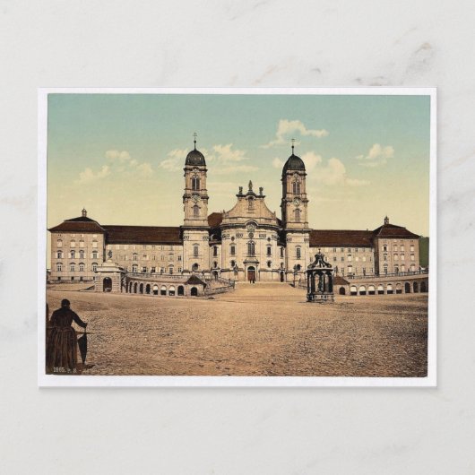 Einsiedeln, Kloster, Vierwaldstättersee, Schweiz / Postkarte (Vorderseite)