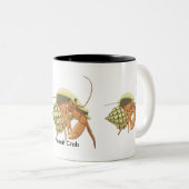 Einsiedler-Krabben-Tasse Zweifarbige Tasse (VorderseiteRechts)