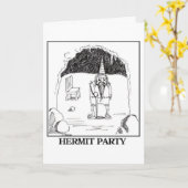 EINSIEDLER-PARTY KARTE (Gelbe Blume)