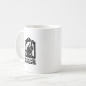 Einsiedlerei-Becher-Fudge Kaffeetasse (Vorderseite Links)