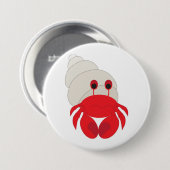 Einsiedlerkrebs Button (Vorne & Hinten)