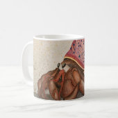 Einsiedlerkrebs-Party Kaffeetasse (Vorderseite Links)