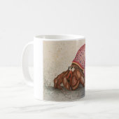 Einsiedlerkrebs-Party Kaffeetasse (Vorderseite Links)
