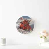 Einsiedlerkrebs Runde Wanduhr (Zuhause)